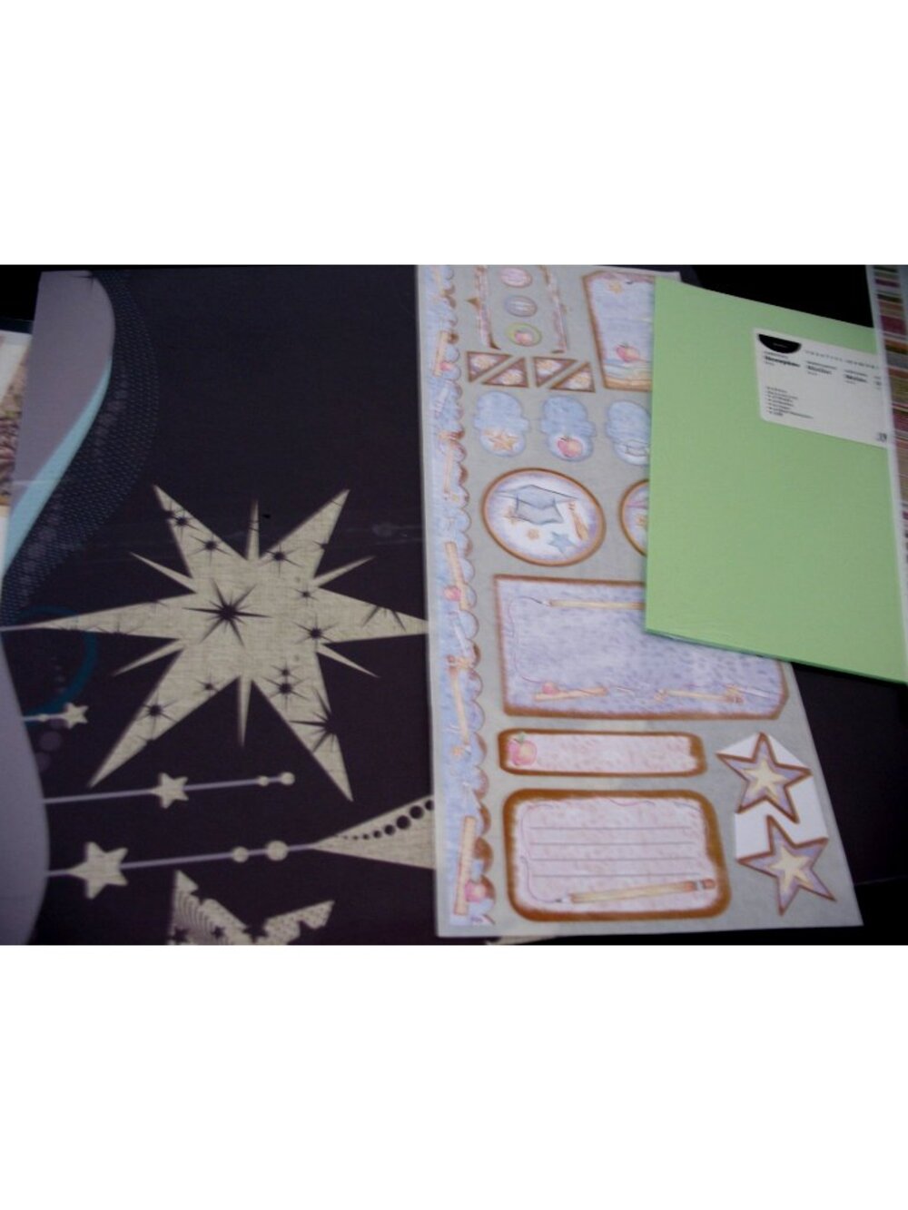 Creative Memories, 12x12 WinterReflections Paper Pack, Chalet, Earthtones, Bold